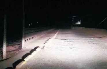 Denúncia recente apontou nove lâmpadas queimadas no viaduto do bairro Terra Nova