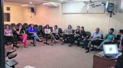 Reunião realizada no dia 28 de maio na sede do Núcleo PCJ pelo GAEMA, em Piracicaba (Foto: Divulgação)
