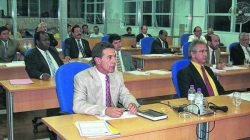 Em destaque, os vereadores Cabo Wilson Gomes e Alvimar Guedes, que legislaram quando a Câmara tinha dezenove cadeiras