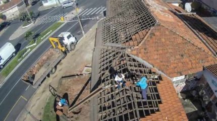 O prédio está passando por reformas e em breve estará pronto para uso