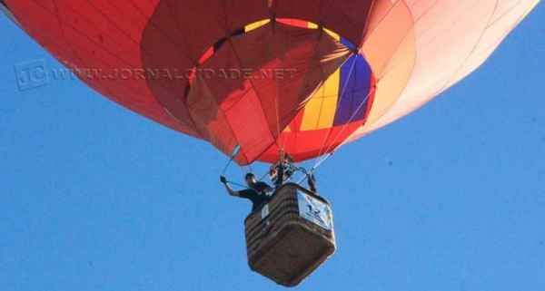 Markus Dikran Kalousdian na II Copa Rio Claro de Balonismo (Foto: Natasha Belchior)