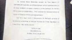 Documento protocolado na Justiça Eleitoral, na quinta-feira (16), às 13h, comprova a desfiliação de Perissinotto do PROS