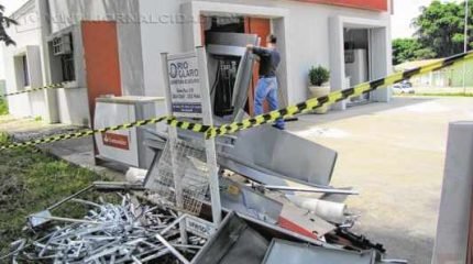 Uma comparação entre os semestres de 2015 e 2014 revela aumento de roubos a banco