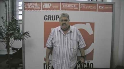 Silvinho Star em visita ao Grupo JC de Comunicação no mês de abril