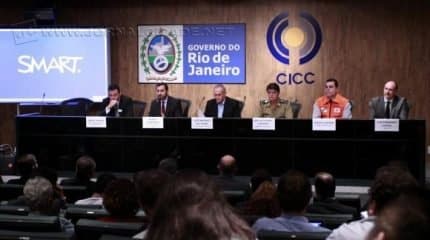 Coletiva para anúncio do esquema de segurança dos Jogos Olímpicos 2016Imagem de Divulgação/Secretaria de Segurança Pública-RJ