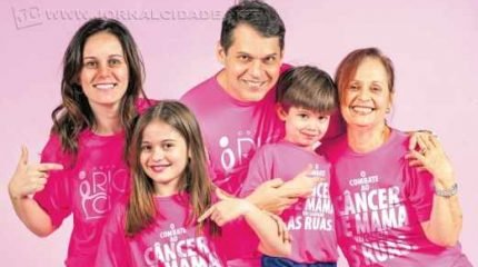Dr. Mozart Gramiscelli Ferreira e sua família. Evento terá a renda revertida para a Rede Rioclarense de Combate ao Câncer e projetos sociais do Rotary Club (Foto: Diego Ocanhas)
