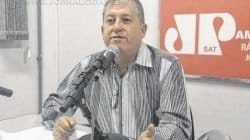 O secretário municipal de Segurança, José Gustavo Viégas Carneiro, no estúdio da Rádio Excelsior Jovem Pan News