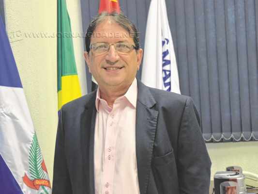 O presidente da Câmara Municipal, João Zaine - um dos nomes ventilados como candidatos à sucessão de Du Altimari