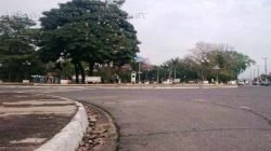 Praça central do município de Ipeúna