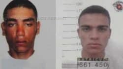 À esquerda, Rafael Henrique Rocha, de 31 anos. À direita, Cristiano Araújo da Silva, de 25 anos que efetuou os disparos e matou o médico
