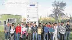 Alunos do 4º ano, turma A, da Escola Sylvio de Araújo participam de atividades de educação ambiental