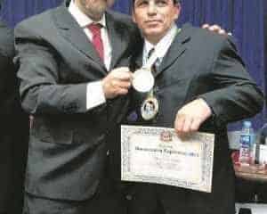 Taylor Lima esteve na Assembleia Legislativa do Estado de São Paulo no último dia 28 para receber diploma de Homenagem Esportiva 2015