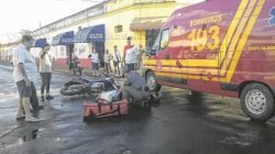O Resgate dos Bombeiros atende vítima de acidente de trânsito ocorrido em Rio Claro. Sinistros geram alto custo para a rede pública de saúde (foto arquivo)
