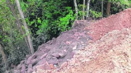 Fotos cedidas à reportagem do JC mostram despejo de resíduos em área verde de Rio Claro