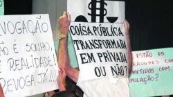 Manifestantes têm incomodado o legislativo, ao pedirem a revogação da “taxa” de iluminação pública