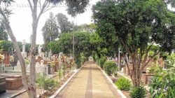 O cemitério é localizado na Rua 16, 101, Consolação