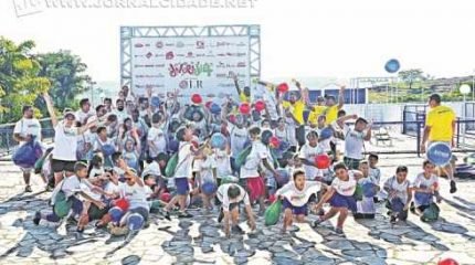 Atividade contou com um dia de brincadeiras e guloseimas