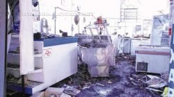 Incêndio danificou três boxes do Mercado Municipal. Reforma dos quiosques terá início em breve (foto arquivo)