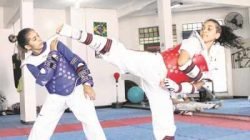 A atleta Luanna Charlene (à esq.) obteve o bronze, enquanto que Paloma Lima (à dir.), o ouro