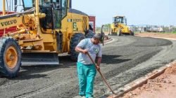 Obras acontecem o lado do bairro Terra Nova, região Sul
