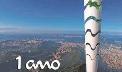 A Tocha Olímpica 2016 vai passar por cerca de 300 cidades do Brasil (Foto: A. Ferro/Rio2016)