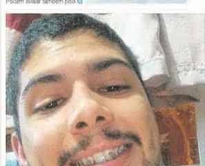 Nas redes sociais, familiares do rapaz faziam a divulgação do seu desaparecimento