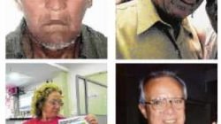 Nas imagens, os idosos Manoel Silva, Antonio Barbosa, a mãe de Silvio Corraini e Jorge Bento