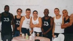 Integrantes da banda Juventude Brasileira, que agitavam os palcos rio-clarenses