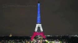 Torre Eiffel reabre e é iluminada com cores da bandeira francesa (Foto: Sophie Robichon / Mairie de Paris)