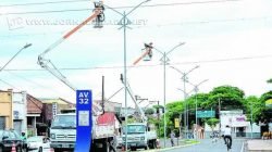Serviços de iluminação foram assumidos pela prefeitura após determinação da Agência Nacional de Energia Elétrica