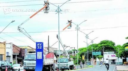 Serviços de iluminação foram assumidos pela prefeitura após determinação da Agência Nacional de Energia Elétrica