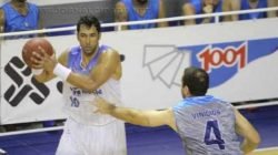 O pivô Mosso, ex-Rio Claro, fez 20 pontos e comandou a virada do Macaé com duas cestas dos três (Foto: Raphael Bózeo/Macaé Basquete)