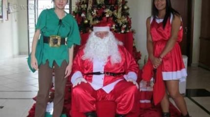 Papai Noel chega em Santa Gertrudes