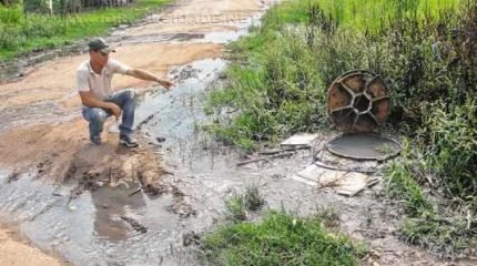 ATÉ QUANDO? Moradores querem uma solução rápida