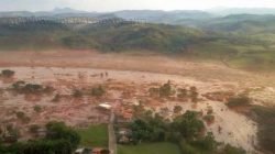 Conforme a Guarda Municipal, todo o distrito de Bento Rodrigues ficou alagadoCorpo de Bombeiros/MG