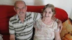 Francisco e Cecília Sanchez completaram, no dia 15 de outubro, 60 anos de matrimônio, o casamento foi em Cascalho