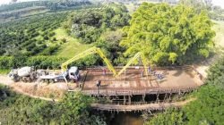 Construção de pontes nos bairros rurais Poço Fundo e Itapé faz parte das melhorias desenvolvidas nos últimos seis anos