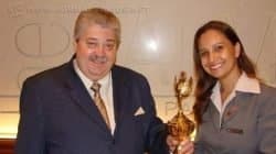 Na foto, Silvinho Star sendo homenageado durante premiação (Foto: Divulgação)