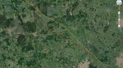 Na imagem, trajetos propostos para a implantação da linha de transmissão de energia elétrica que passará por Rio Claro