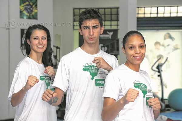 Os atletas Talisca Reis, Guilherme Dias e Talita Djalma seguem em busca da sonhada vaga nas Olimpíadas do Rio 2016