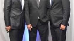 Os médicos Rafael, Lineu e Fábio Biazotti, da Clínica Biazotti, marcaram presença no lançamento da nova JC Magazine