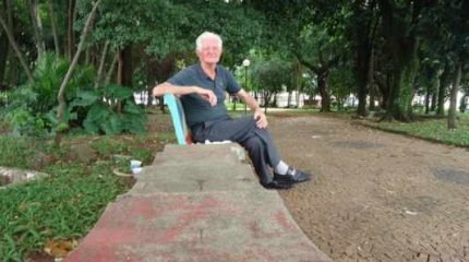 O aposentado Norival Christofoletti se recorda com saudades do seu amigo Benedito Leite Lima e apontado como sendo o principal responsável por cuidar (por conta própria) da limpeza e manutenção