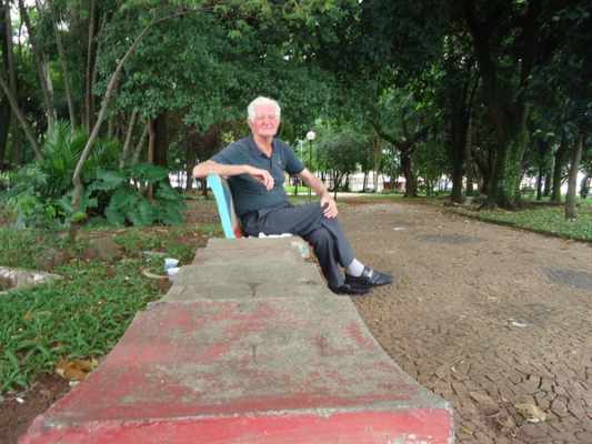 O aposentado Norival Christofoletti se recorda com saudades do seu amigo Benedito Leite Lima e apontado como sendo o principal responsável por cuidar (por conta própria) da limpeza e manutenção