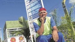 Sergio Antonio Rampin, agredido no último sábado (16), ficou conhecido em Rio Claro depois de revitalizar ecopontos e duas praças do bairro Jardim Arco-Íris