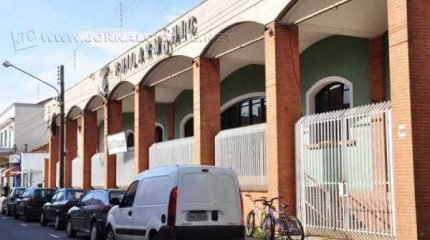 Fachada da Sociedade Philarmônica fundada em substituição ao Club Palestra, e extensão da Sociedade Occarinista