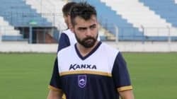 Franco Calero durante treino no RCFC