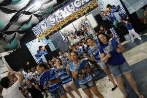 A Samuca apresenta o tema-enredo “Com as máscaras da vida, tudo acaba em Carnaval”