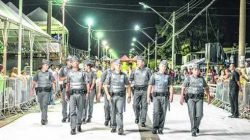 Polícia Militar e Guarda Civil farão a segurança no entorno da Passarela do Samba. Viaturas das corporações estarão alocadas estrategicamente para garantir a integridade dos foliões