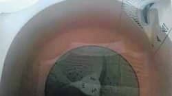 Leitora encaminhou ao JC foto da coloração da água (marrom) na máquina de lavar roupas