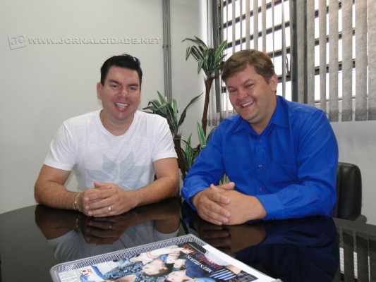 André Godoy e Juninho da Padaria em entrevista ao Jornal Cidade